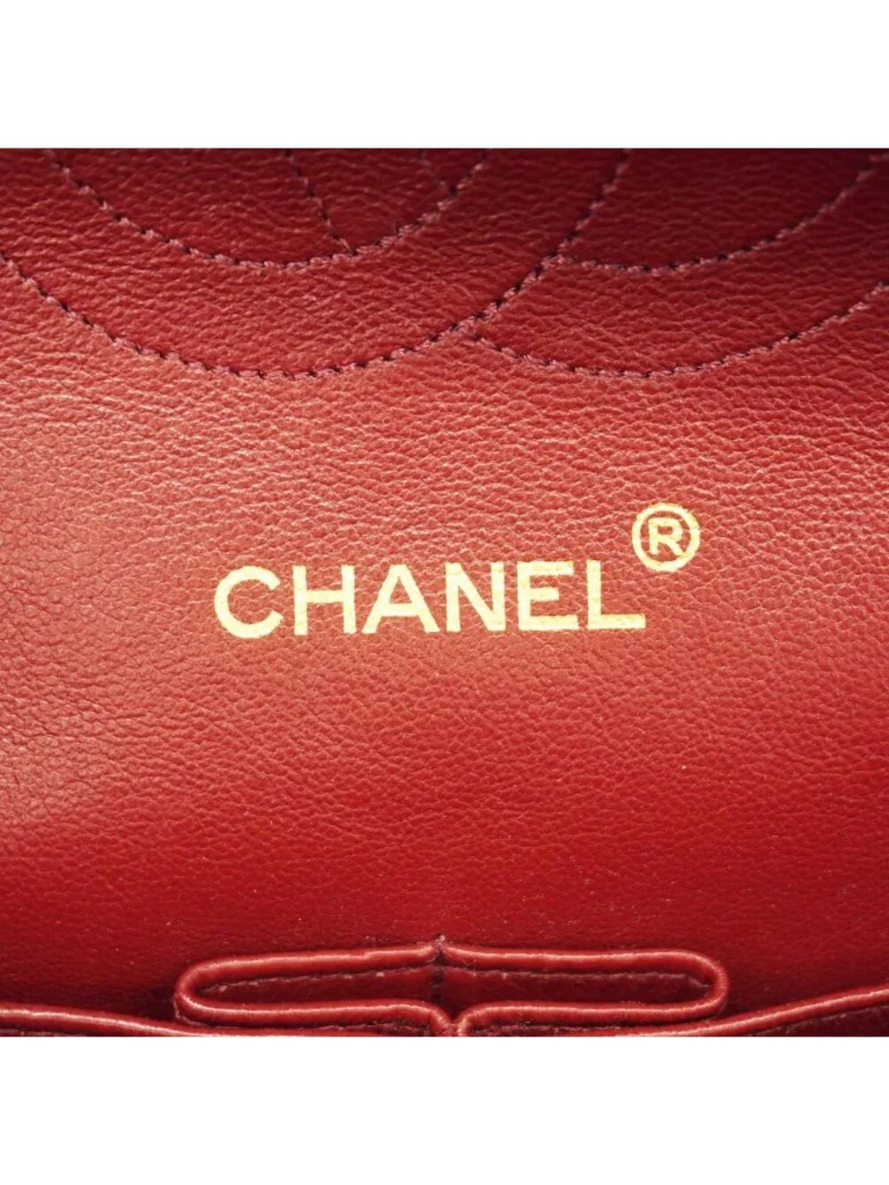 Chanel Shoulder Bag Quilted Lambskin Black Gold